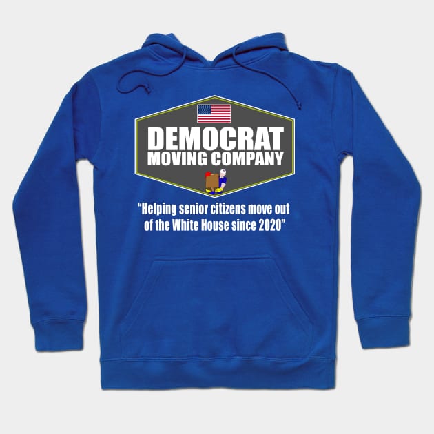 Democrat Moving Company 2020 Hoodie by Bingeprints